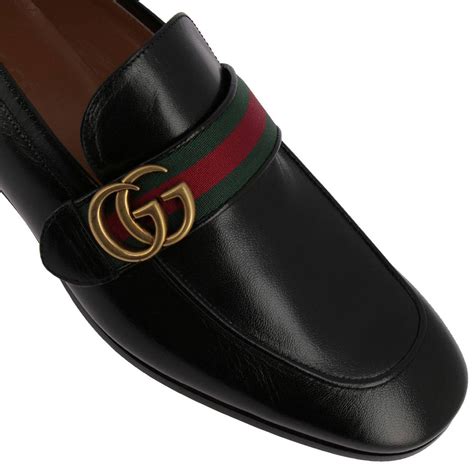 gucci black court shoes|Gucci dress shoes men's.